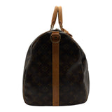 ルイ・ヴィトン LOUIS VUITTON キーポル・バンドリエール55 M41414 ブラウン モノグラム/レザー メンズ ボストンバッグ