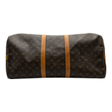 ルイ・ヴィトン LOUIS VUITTON キーポル・バンドリエール55 M41414 ブラウン モノグラム/レザー メンズ ボストンバッグ