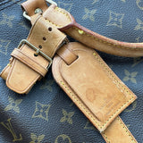 ルイ・ヴィトン LOUIS VUITTON キーポル・バンドリエール55 M41414 ブラウン モノグラム/レザー メンズ ボストンバッグ