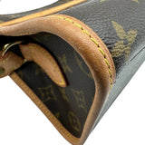 ルイ・ヴィトン LOUIS VUITTON ポパンクールロン M40008 ブラウン モノグラム/レザー レディース ショルダーバッグ
