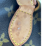 ルイ・ヴィトン LOUIS VUITTON ポパンクールロン M40008 ブラウン モノグラム/レザー レディース ショルダーバッグ