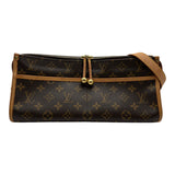ルイ・ヴィトン LOUIS VUITTON ポパンクールロン M40008 ブラウン モノグラム/レザー レディース ショルダーバッグ