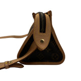 ルイ・ヴィトン LOUIS VUITTON ポパンクールロン M40008 ブラウン モノグラム/レザー レディース ショルダーバッグ