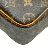 ルイ・ヴィトン LOUIS VUITTON シテMM M51182 ブラウン モノグラムキャンバス レディース ショルダーバッグ