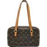 ルイ・ヴィトン LOUIS VUITTON シテMM M51182 ブラウン モノグラムキャンバス レディース ショルダーバッグ