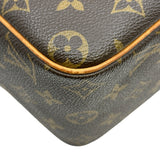 ルイ・ヴィトン LOUIS VUITTON シテMM M51182 ブラウン モノグラムキャンバス レディース ショルダーバッグ