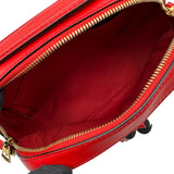 ルイ・ヴィトン LOUIS VUITTON サントンジュ M43556 ブラウン/レッド モノグラム/レザー レディース ショルダーバッグ