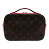 ルイ・ヴィトン LOUIS VUITTON サントンジュ M43556 ブラウン/レッド モノグラム/レザー レディース ショルダーバッグ