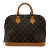 ルイ・ヴィトン LOUIS VUITTON アルマ M51130 ブラウン モノグラム/レザー レディース ハンドバッグ