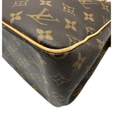 ルイ・ヴィトン LOUIS VUITTON バティニョール M51156 ブラウン モノグラム/レザー レディース ハンドバッグ