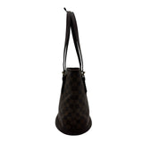ルイ・ヴィトン LOUIS VUITTON マレ N42240 ブラウン ダミエ/レザー レディース トートバッグ