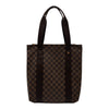 ルイ・ヴィトン LOUIS VUITTON カバ・ボブール N52006 ブラウン ダミエ/レザー レディース トートバッグ