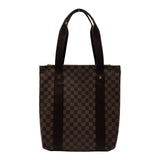 ルイ・ヴィトン LOUIS VUITTON カバ・ボブール N52006 ブラウン ダミエ/レザー レディース トートバッグ