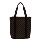 ルイ・ヴィトン LOUIS VUITTON カバ・ボブール N52006 ブラウン ダミエ/レザー レディース トートバッグ
