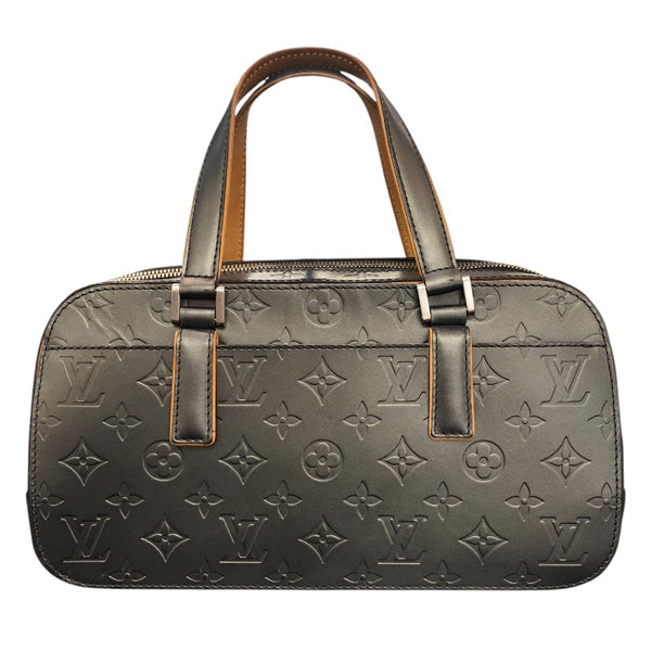 ルイヴィトン モノグラム ヴェルニ コロンバス トートバッグ マットグレー系 ルイ・ヴィトン LOUIS VUITTON シェルトン M55172 メタリックグレー