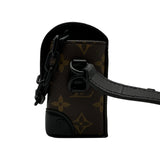 ルイ・ヴィトン LOUIS VUITTON スティーマー・ウェアラブルウォレット M83613 ブラウン/ブラック モノグラムマカサー/レザー メンズ ショルダーバッグ