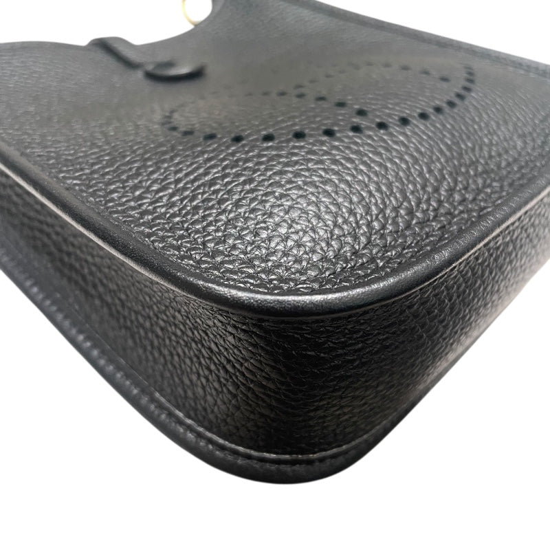 エルメス HERMES エヴリンTPM W刻印 ブラック ゴールド金具 トリヨン