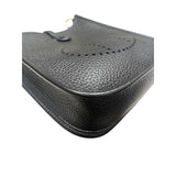 エルメス HERMES エヴリンTPM W刻印 ブラック　ゴールド金具 トリヨン レディース ショルダーバッグ