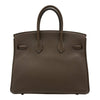 エルメス HERMES バーキン25 □R刻 トープ シルバー金具 トゴ レディース ハンドバッグ