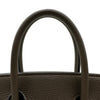 エルメス HERMES バーキン25 □R刻 トープ シルバー金具 トゴ レディース ハンドバッグ