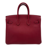 エルメス HERMES バーキン25 X刻印 (2016年製) ルージュグレナ ゴールド金具 トゴ レディース ハンドバッグ