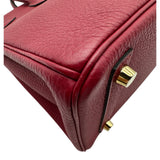エルメス HERMES バーキン25 X刻印 (2016年製) ルージュグレナ ゴールド金具 トゴ レディース ハンドバッグ