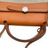 エルメス HERMES エールバッグMM C刻印 ベージュ/ゴールド シルバー金具 トワル/ハンター レディース ショルダーバッグ