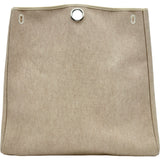 エルメス HERMES エールバッグMM C刻印 ベージュ/ゴールド シルバー金具 トワル/ハンター レディース ショルダーバッグ