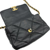 シャネル CHANEL CHANEL19バッグ AS1160 28番台 ブラック シルバー/ゴールド金具 シャイニーラムスキン レディース ショルダーバッグ