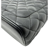 シャネル CHANEL 復刻トート A01804 6番台 ブラック シルバー金具 キャビアスキン レディース トートバッグ