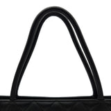シャネル CHANEL 復刻トート A01804 6番台 ブラック シルバー金具 キャビアスキン レディース トートバッグ