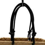シャネル CHANEL カンボンライン トートミディアム A25167 9番台 ベージュ/ブラック カーフスキン レディース トートバッグ