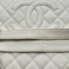 シャネル CHANEL PSTチェーントートバッグ　 A50994 7番台 ホワイト ゴールド金具 キャビアスキン レディース トートバッグ