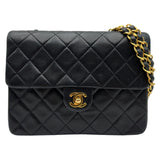 シャネル CHANEL ミニマトラッセ20 A01163 1番台 ブラック ゴールド金具 ラムスキン レディース ショルダーバッグ