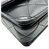 シャネル CHANEL マトラッセ トップハンドルフラップバッグ AS3886 ブラック ゴールド金具 シャイニーラムスキン レディース ショルダーバッグ