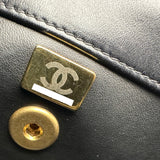 シャネル CHANEL マトラッセ トップハンドルフラップバッグ AS3886 ブラック ゴールド金具 シャイニーラムスキン レディース ショルダーバッグ