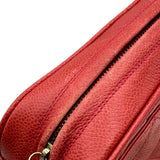シャネル CHANEL マトラッセ カメラバッグ 3番台 レッド ゴールド金具 キャビアスキン レディース ショルダーバッグ