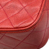 シャネル CHANEL マトラッセ カメラバッグ 3番台 レッド ゴールド金具 キャビアスキン レディース ショルダーバッグ