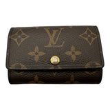 ルイ・ヴィトン LOUIS VUITTON ミュルティクレ6 M62630 ブラウン モノグラム/レザー レディース キーケース