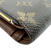 ルイ・ヴィトン LOUIS VUITTON ポルトフォイユ・ヴィエノワ M61674 ブラウン モノグラム/レザー レディース 二つ折り財布