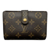 ルイ・ヴィトン LOUIS VUITTON ポルトフォイユ・ヴィエノワ M61674 ブラウン モノグラム/レザー レディース 二つ折り財布