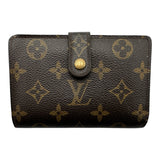 ルイ・ヴィトン LOUIS VUITTON ポルトフォイユ・ヴィエノワ M61674 ブラウン モノグラム/レザー レディース 二つ折り財布