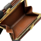 ルイ・ヴィトン LOUIS VUITTON ポルトフォイユ・ヴィエノワ M61674 ブラウン モノグラム/レザー レディース 二つ折り財布