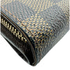 ルイ・ヴィトン LOUIS VUITTON コンパクトジップ N61668 ブラウン ダミエ/レザー レディース 二つ折り財布
