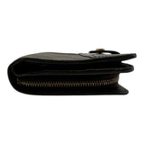 ルイ・ヴィトン LOUIS VUITTON コンパクトジップ N61668 ブラウン ダミエ/レザー レディース 二つ折り財布