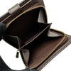 ルイ・ヴィトン LOUIS VUITTON コンパクトジップ N61668 ブラウン ダミエ/レザー レディース 二つ折り財布