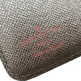 ルイ・ヴィトン LOUIS VUITTON コンパクトジップ N61668 ブラウン ダミエ/レザー レディース 二つ折り財布