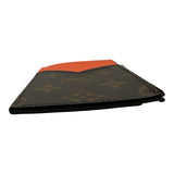 ルイ・ヴィトン LOUIS VUITTON コイン・カードホルダー M82909 ブラウン/オレンジ モノグラムマカサー/レザー レディース コインケース