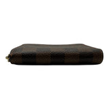 ルイ・ヴィトン LOUIS VUITTON ジッピー コインパース N63070 ブラウン ダミエ/レザー レディース コインケース