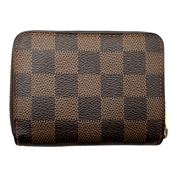 【極美品】ルイヴィトン ダミエ ジッピー パース ケース ブラウン ルイ・ヴィトン LOUIS VUITTON ジッピー コインパース N63070 ブラウン